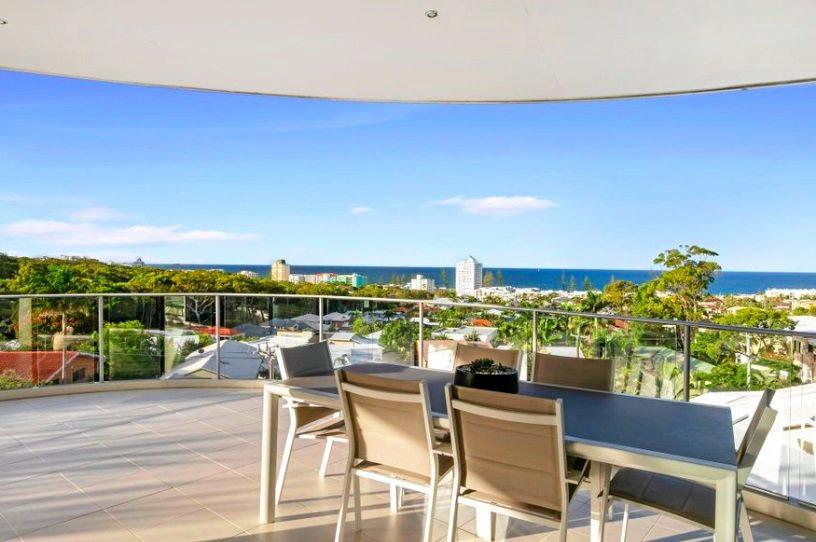 A "SIX-STAR resort-style" home part of millionaire's row in Alexandra Headland's coveted golden triangle has suddenly hit the market for only the second time. Picture: Contributed