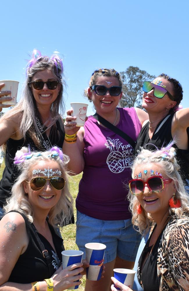 Alisha, Steph, Casey, Summar and Elisha at the Big Pineapple Music Festival 2024.