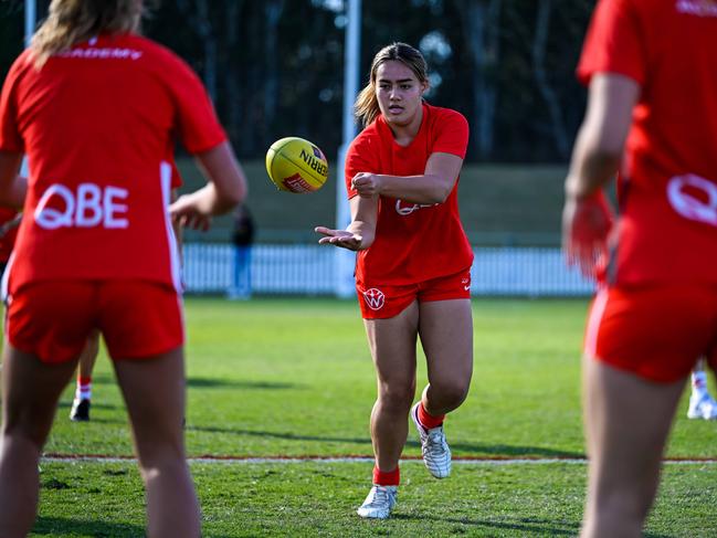 Serina Baukes of the Sydney Swans Academy. Picture: Keith McInnes Photography