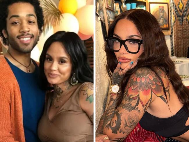 Singer Kehlani and her ex.