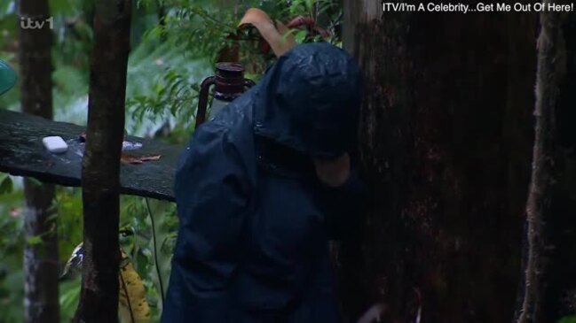 Jamie Lynn Spears sobs by a tree on I'm A Celeb