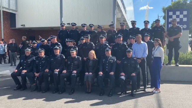 Police and special guests celebrate Reservoir Police Station's official opening