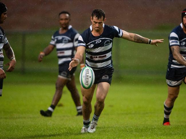 Round 13 Darwin Rugby Union: Casuarina v Palmerston at Rugby Park. Captain Zach Phillips led Casuarina Cougars to a decisive victory over Palmerston. Photograph: Che Chorley