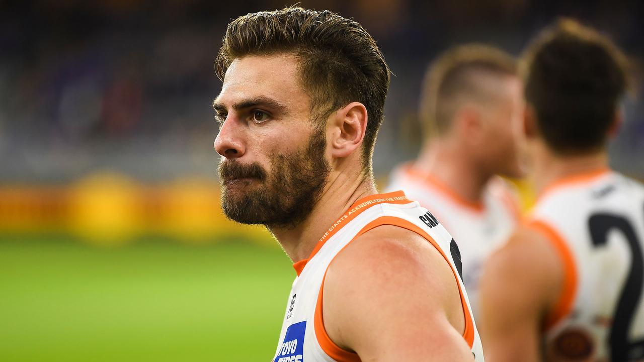 Stephen Coniglio has been dropped by GWS. Photo: Daniel Carson/AFL Photos via Getty Images.
