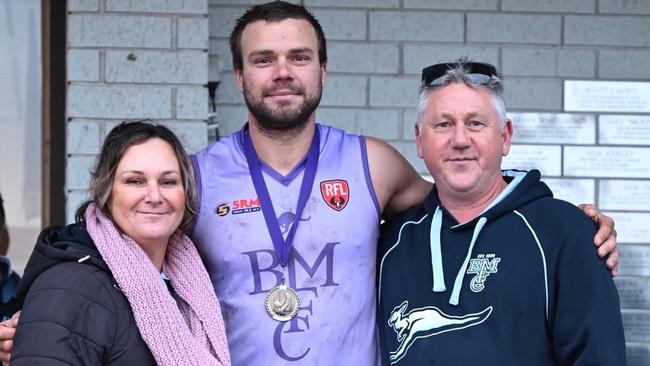 Roos star Mason Middleton. Picture: Barmera-Monash Football Club