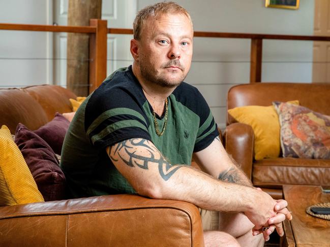 Brad Turner at his Brisbane home. – Picture: Richard Walker