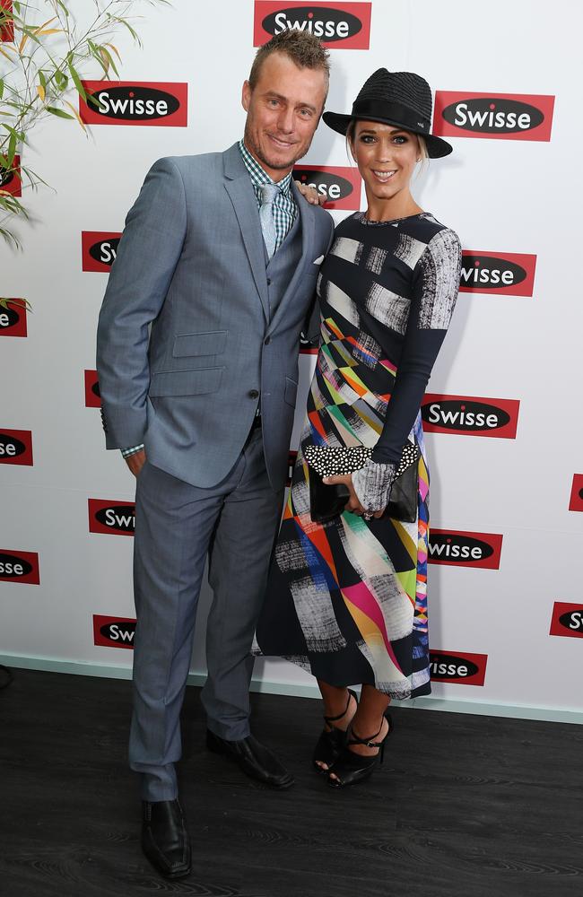 Bec and Lleyton Hewitt. Picture: Julie Kiriacoudis