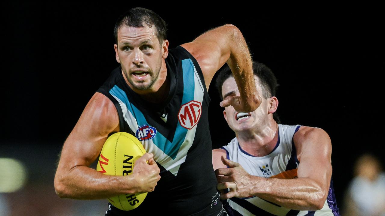 Travis Boak wasn’t impressed with Sicily’s action. (Photo by Mark Brake/Getty Images)