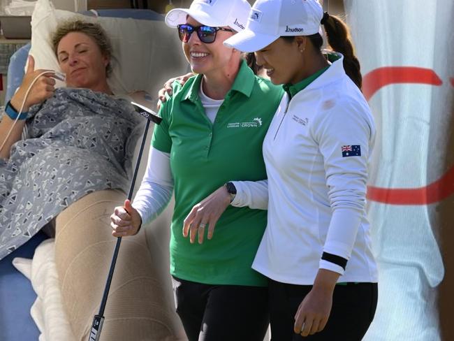 Australian golfer Sarah Kemp has opened up on last year’s horrific leg break, and her recovery.