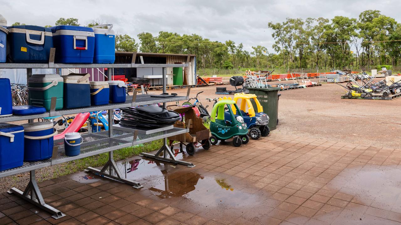 Reviva Reuse Shop in Darwin on its open day. Picture: Pema Tamang Pakhrin