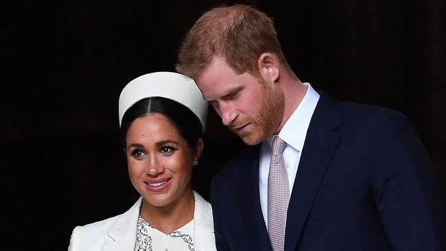 Meghan and Prince Harry. Picture: AFP