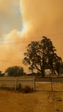 Inside horror bushfire at Wallangarra