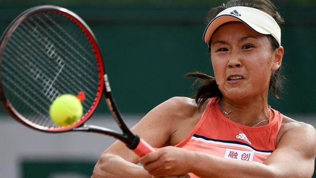 China has repeatedly refused to comment on Peng Shuai. Picture: AFP