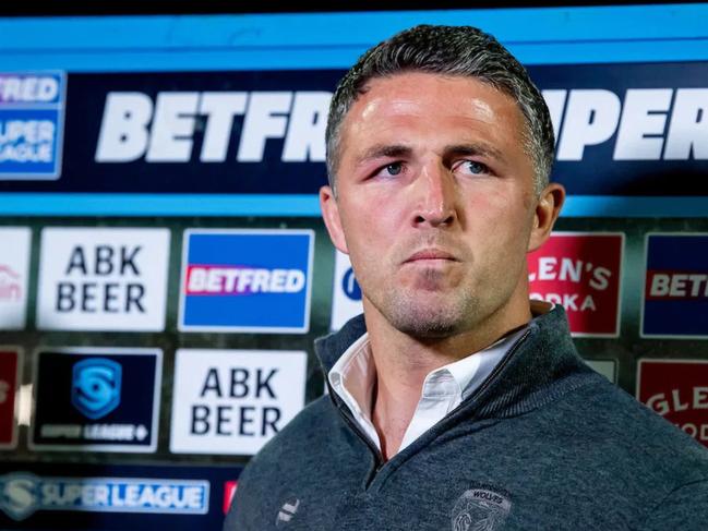 Warrington Wolves coach Sam Burgess.