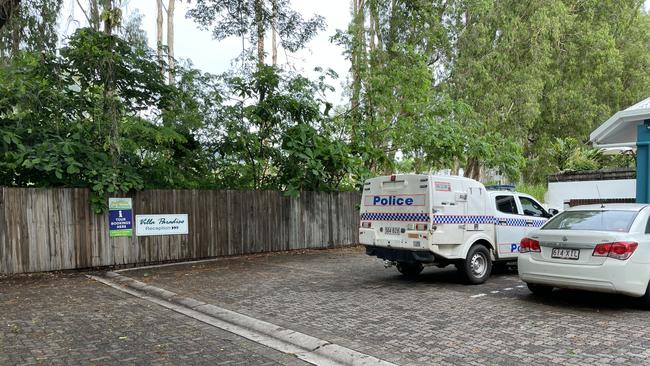 A murder investigation has been launched after an 80-year-old man was allegedly stabbed to death at Palm Cove overnight. Picture: Isaac McCarthy