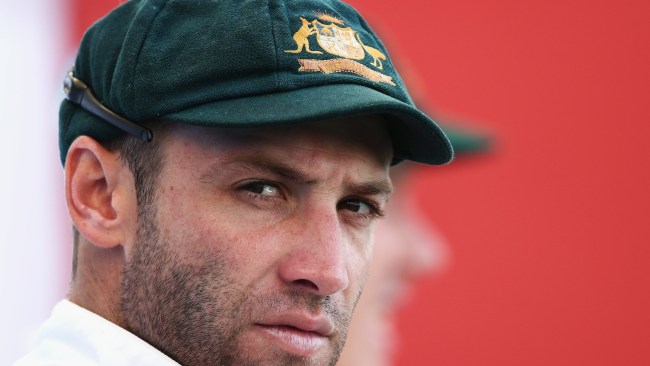 Phillip Hughes 在 2014 年板球场上的一场悲惨事故中丧生。图片：Ryan Pierse/Getty Images