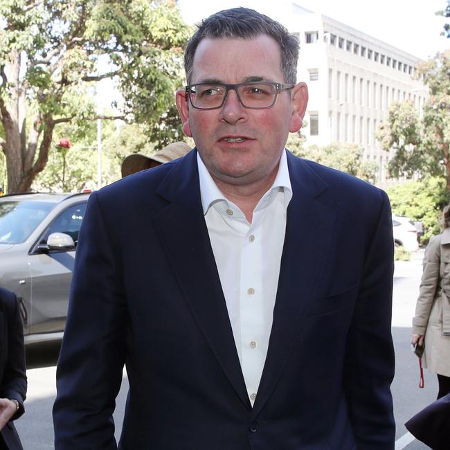 Former Victorian premier Dan Andrews. Picture: David Crosling