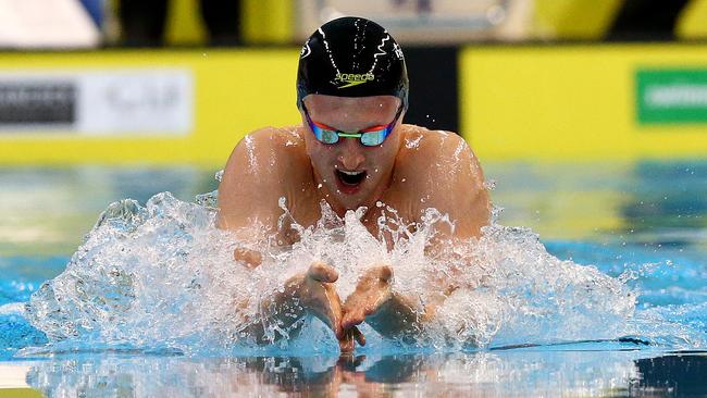 Breaststroke hopeful Matthew Wilson. Picture: Sarah Reed