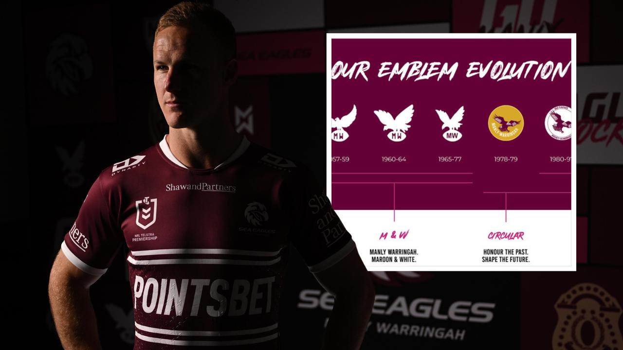 NRL news Manly Sea Eagles unveil first logo change in 20 years The