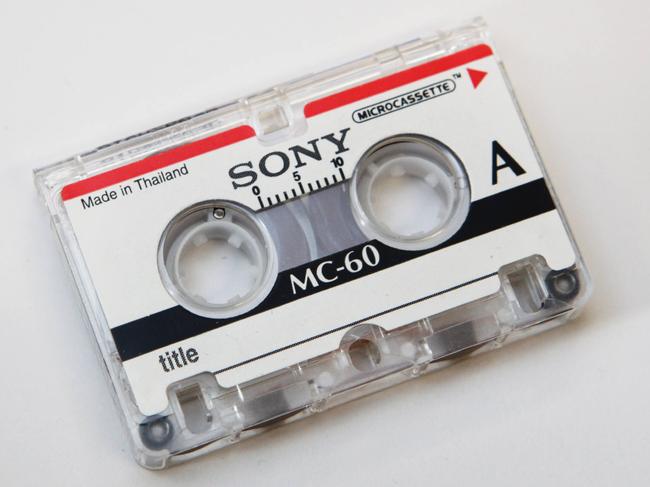 Cassette Tape for dictaphone recorder.