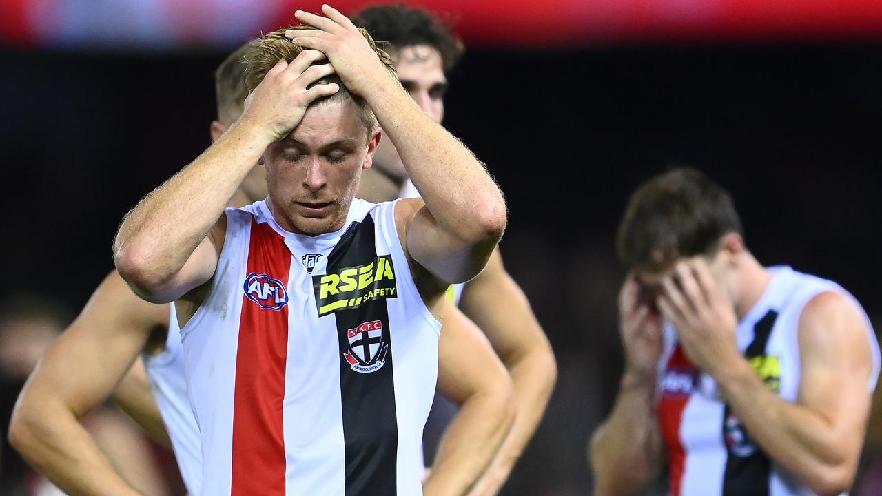 Saturday’s result was a disaster for St Kilda. Photo: Quinn Rooney/Getty Images.