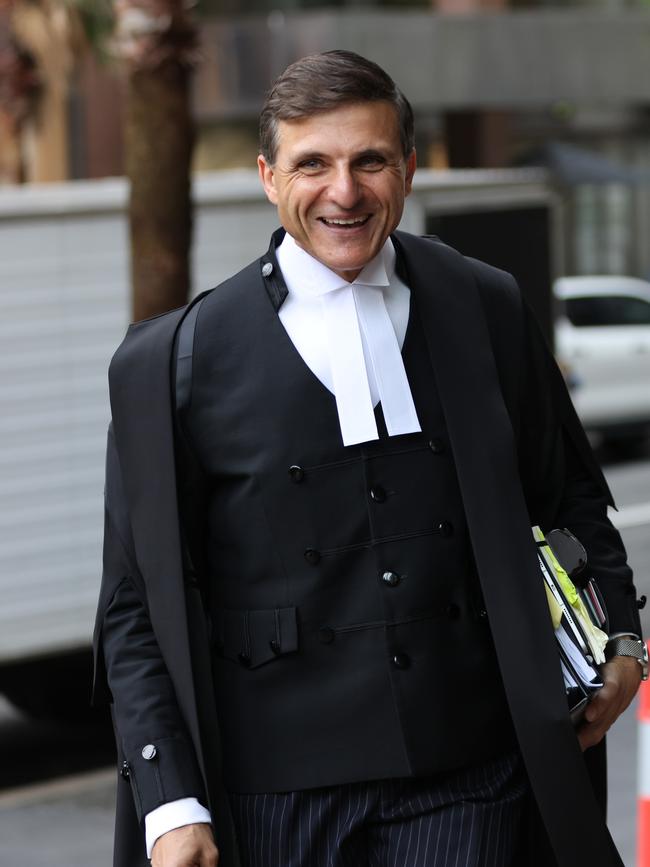 Mr Roberts-Smith’s barrister, Arthur Moses SC, had spent months questioning Nine’s witnesses. Picture: NCA NewsWire / Damian Shaw