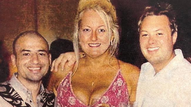 Nicola Gobbo with underworld hit man Andrew `Benji’ Veniamin and gangland boss Carl Williams. Picture: Supplied