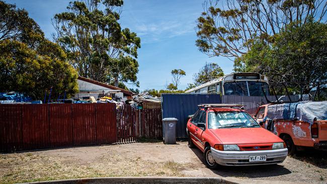 Leslie Warner’s Berry Street property, pictured last year. Picture: Matt Turner