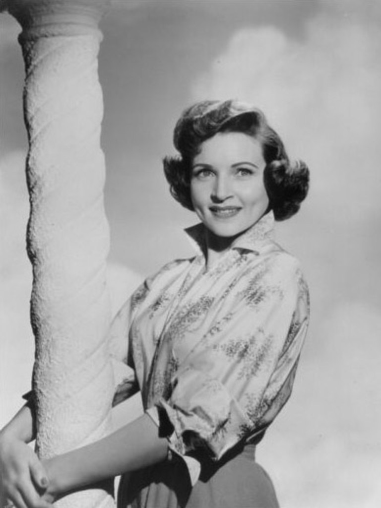 White, pictured in 1956.