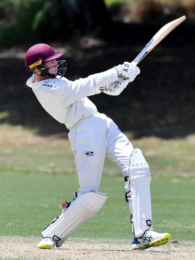 Iona College batsman Lachie Maclure. Picture, John Gass