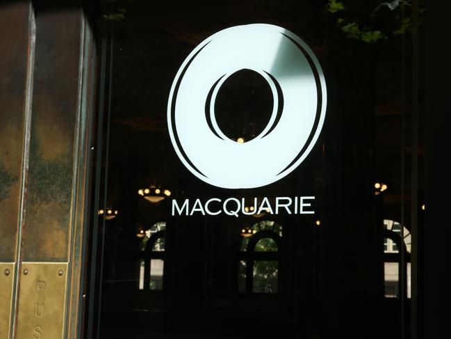 04/11/2022. MACQUARIE. Business stock logo pictures. Sydney CBD. Britta Campion / The Australian