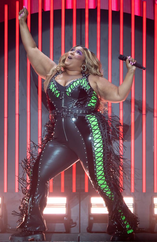 Lizzo performs at Sydney's Qudos Bank Arena on July 23, 2023. Picture: Wendell Teodoro / Getty Images