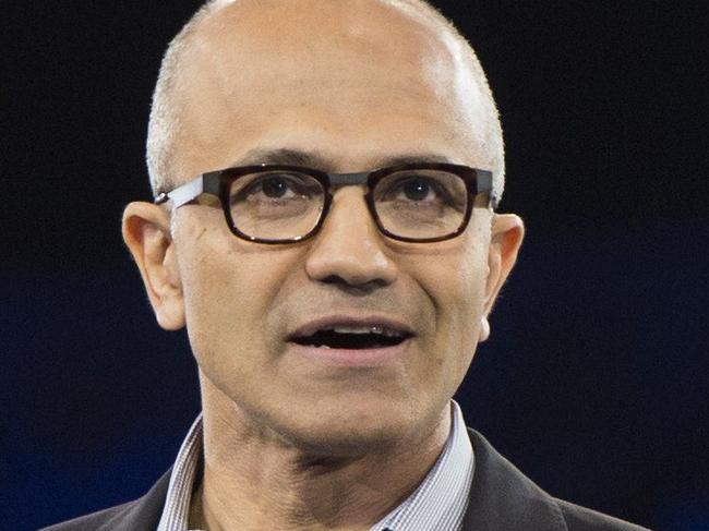 (FILES) In this photograph taken on July 16, 2014, Microsoft CEO Satya Nadella speaks during his keynote address at the Microsoft Worldwide Partner Conference 2014 at the Verizon Center in Washington. Microsoft announced plans September 30 to offer commercial cloud services from Indian data centres as the technology giant seeks to tap a $2-trillion market in the country where Internet use is growing rapidly. The move is part of the US tech giant's strategy to prepare for a world in which all data is stored online in locked accounts as it attempts to keep its market edge, with desktop use declining. AFP PHOTO / Saul LOEB / FILES