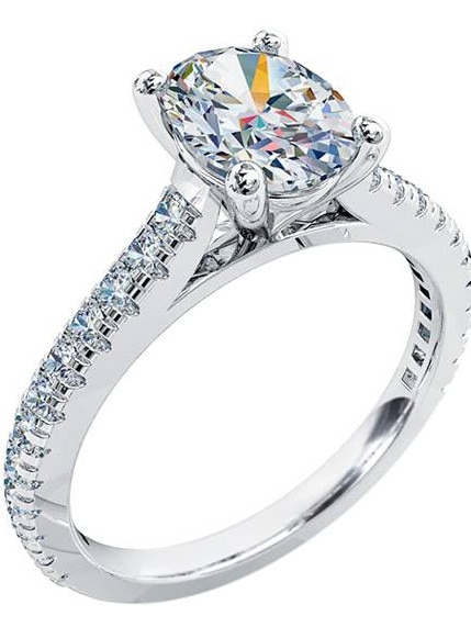 Andrew Mazzone Design Jewellers engagement ring. Picture: Supplied