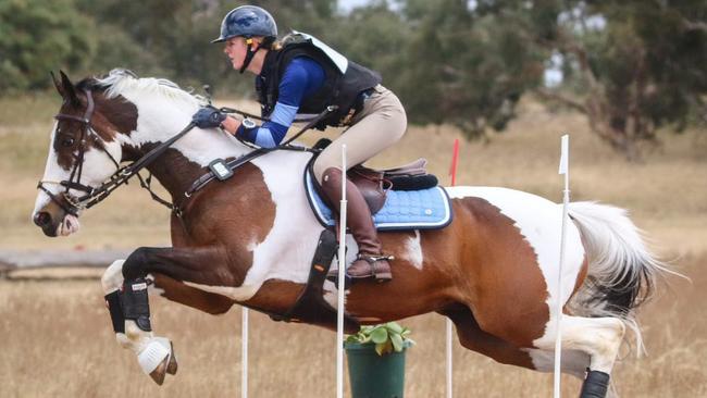 Young eventer Chelsea Clarke. Picture: Supplied