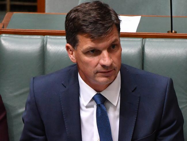 NSW Police will investigate allegations Energy Minister Angus Taylor was involved in the creation of a “fraudulent” document. Picture: AAP/Mick Tsikas