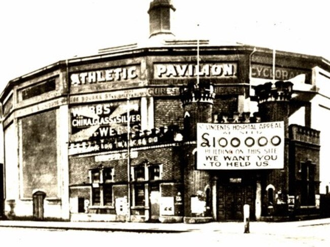 Located on the corner of Victoria Parade, it was rebranded before being demolished. Image: Fitzroy Library