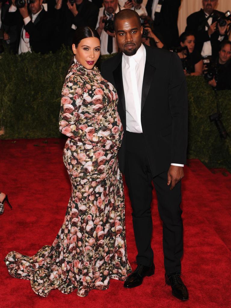 Kim and Kanye at the 2013 Met Gala … Picture: Getty