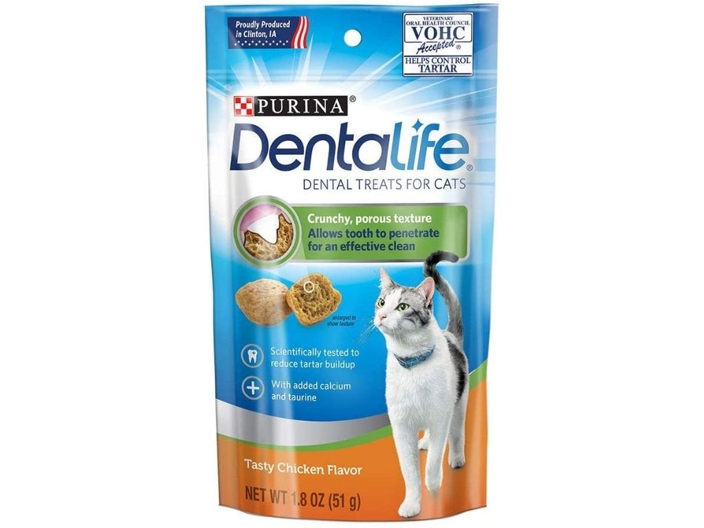 A dental treat your cat will love.