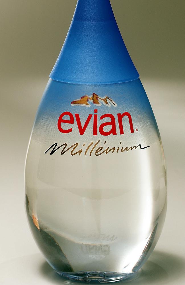 A bath of Evian will cost you ...