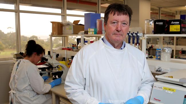 Australian Animal Health Laboratory director Trevor Drew. Picture: Stuart McEvoy