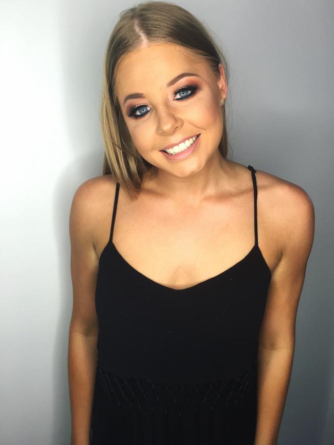 QUT student and St Rita’s College alumni Zoe McGinty, 20, died from meningococcal in 2017.