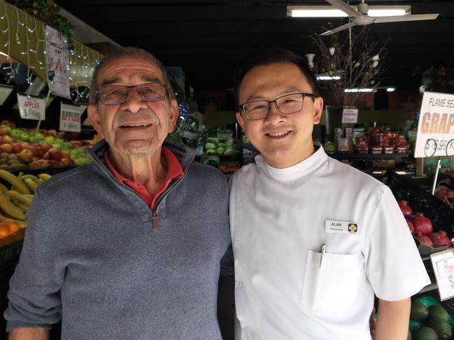 Tony Petroro and Alan Ku. Picture: Shelby Brooks