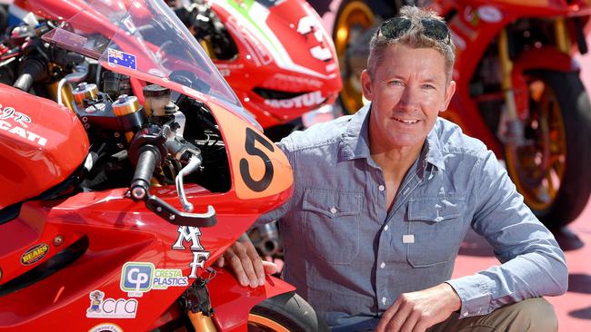 Troy Bayliss will come out of retirement to race in the 2018 ASBK. Pic: Naomi Jellicoe