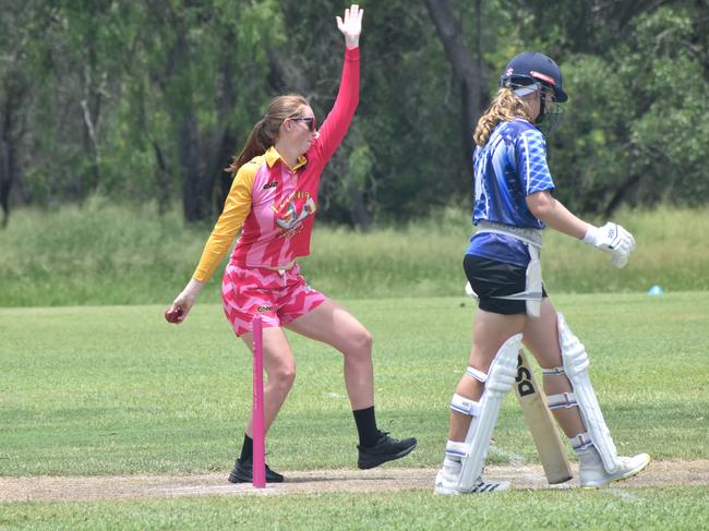 Women’s division, All Sorts versus Feeling Ducky, at Rockhampton Cricket’s Country Carnival on January 25, 2025.