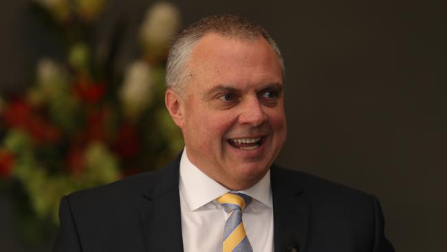 Centre Alliance Senator Stirling Griff says the final stage of tax cuts could be passed now, and repealed later of the economy takes a turn for the worse. Picture: Emma Brasier