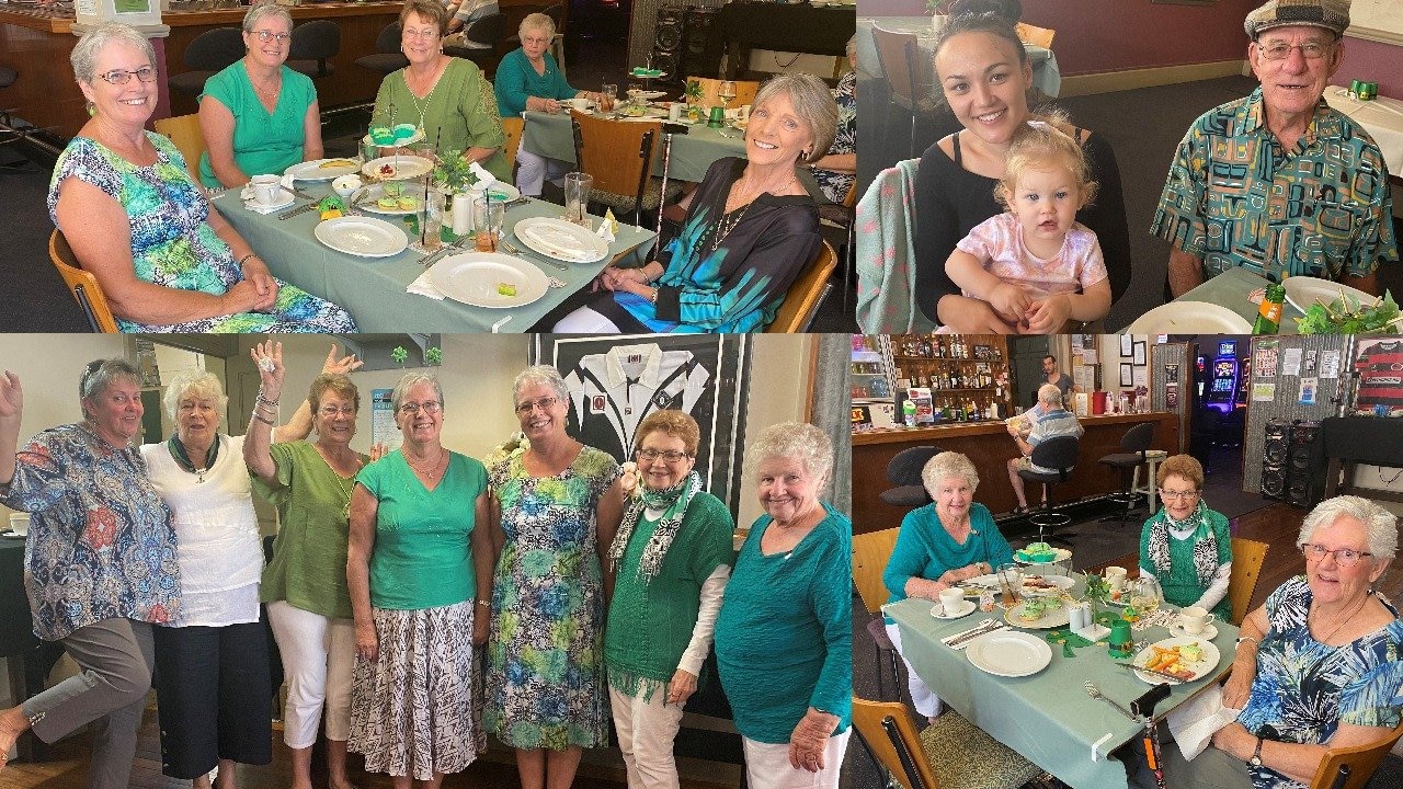 THE LUCK OF THE IRISH: All the fun and games from the St Joseph's Auxiliary St Patrick's Day morning tea at the Royal Hotel in Murgon.	. Picture: Kate McCormack