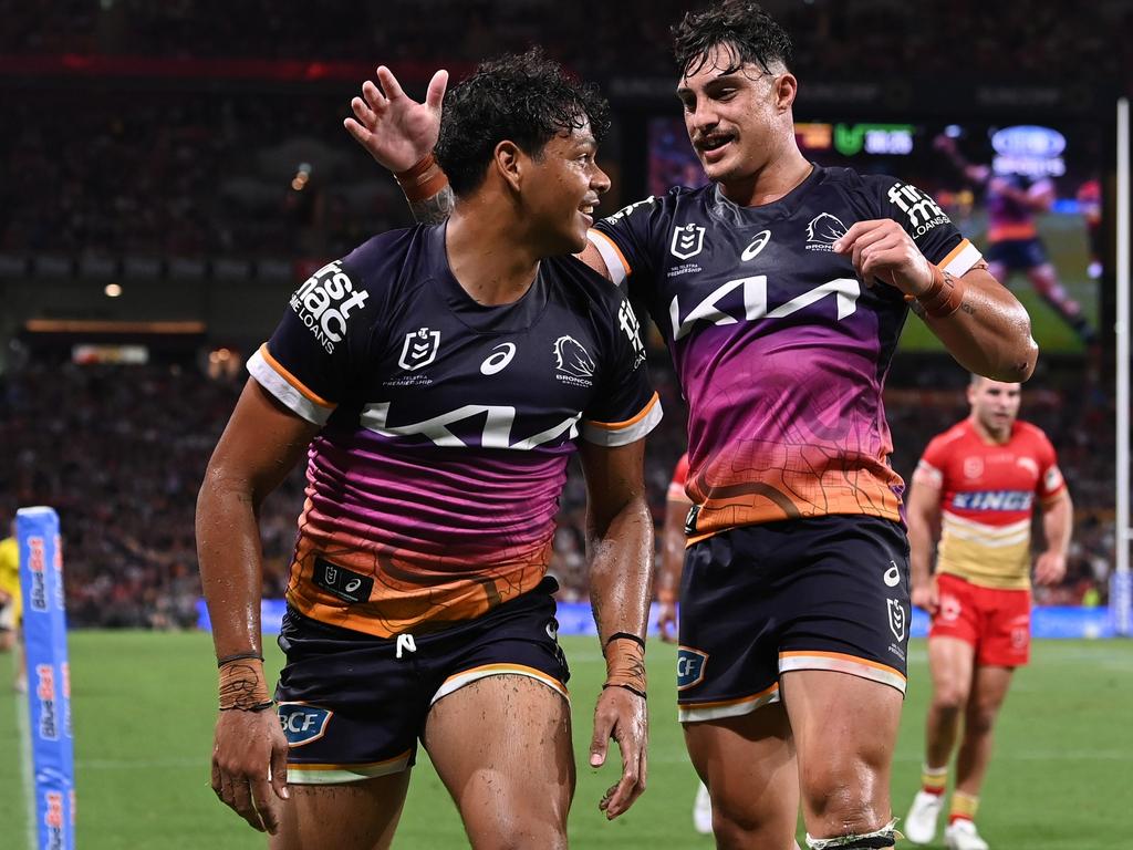 Big decisions to made over how much the Broncos can afford to pay the premium centres pairing. Picture: Bradley Kanaris/Getty Images