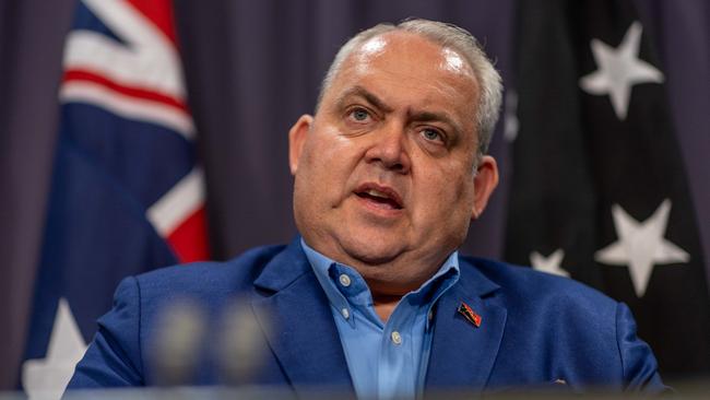 PNG’s Foreign Affairs Minister Justin Tkatchenko at Parliament House in Canberra. Picture: NCA NewsWire / Gary Ramage