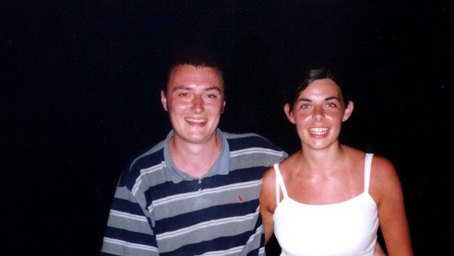 Peter Falconio with Joanne. JAYNE/RUSSELL